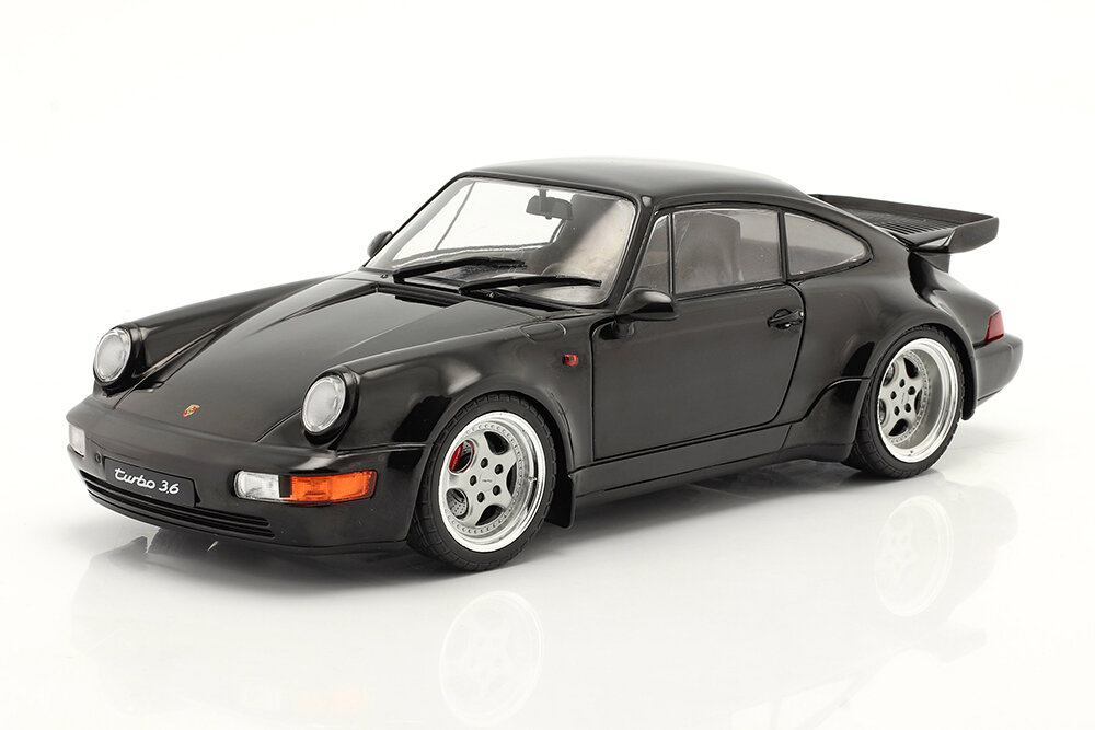 Модель коллекционная SOLIDO Porsche 911 (964) turbo 3.6 1990 black