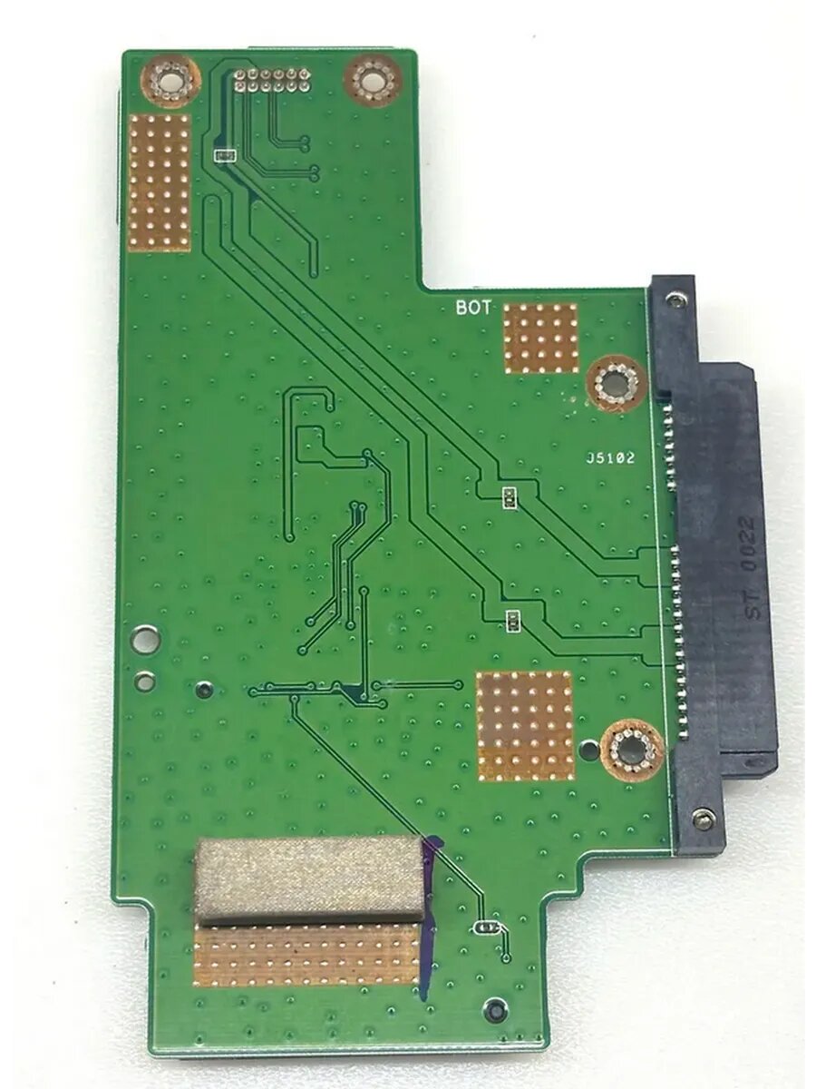 Плата разъема SATA + картридер для ноутбука Asus K40AF