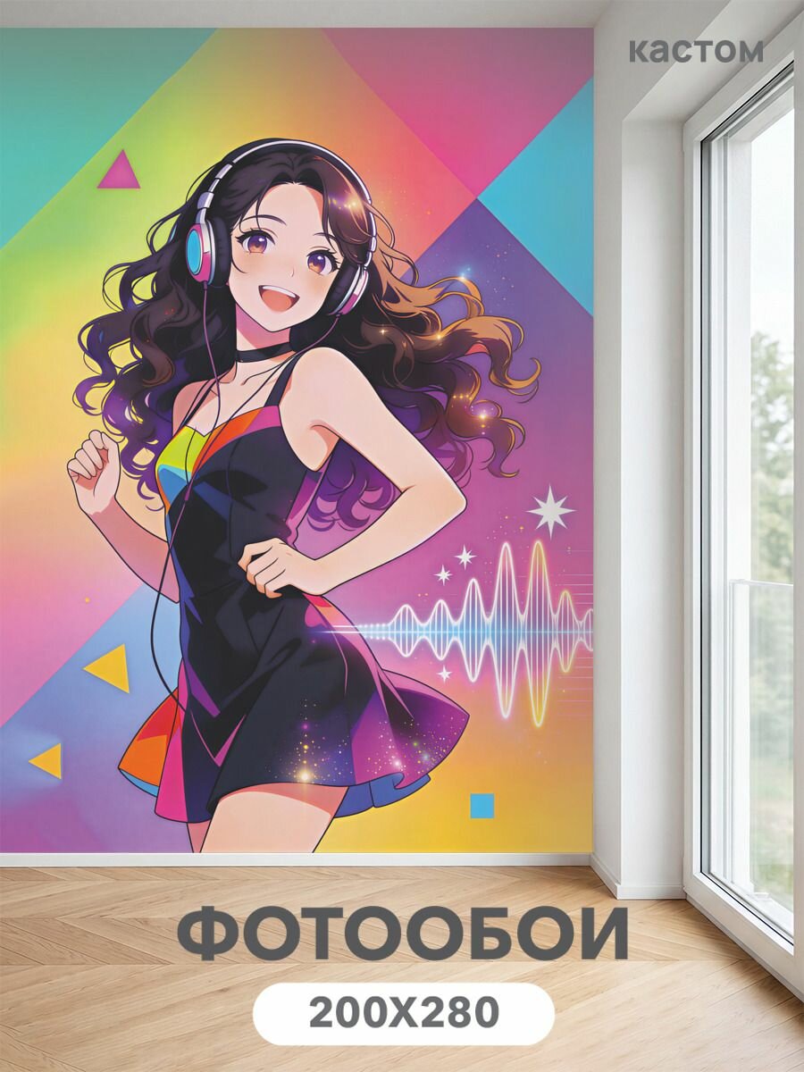 Фотообои на стену флизелиновые 3d Аниме 200х270 см