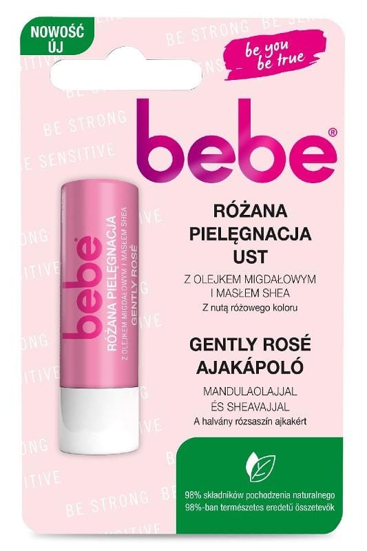 Бальзам для губ Bebe защитная помада, розовый, 4,9 г