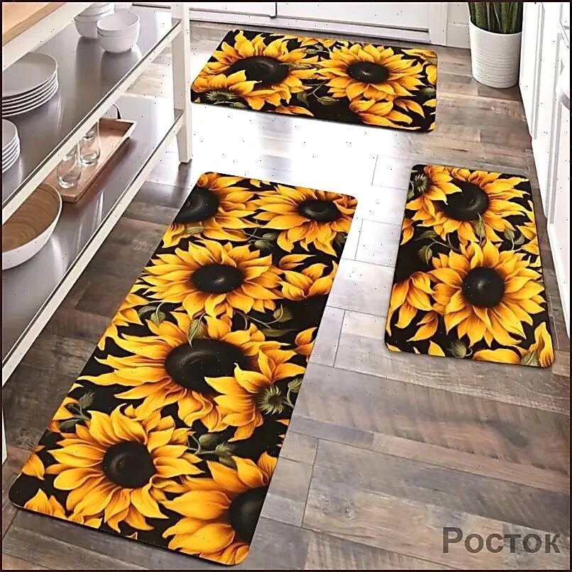 Коврик для кухни 40x120 см 1 мм 3d-эффект разноцветный