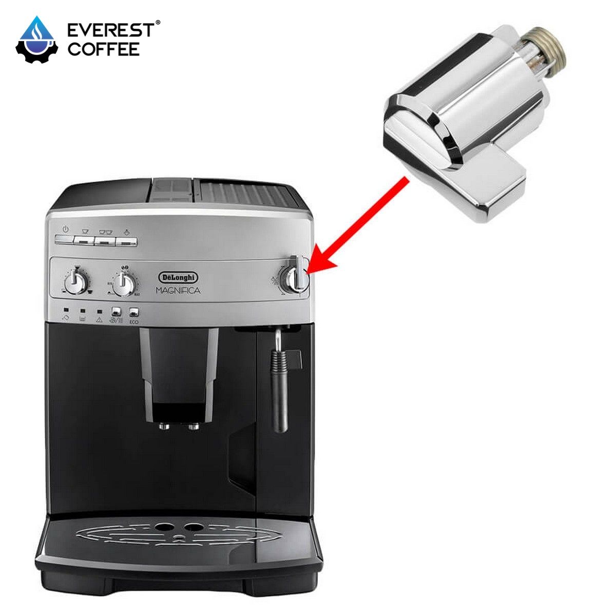 Ручка пар вода для кофемашин Delonghi