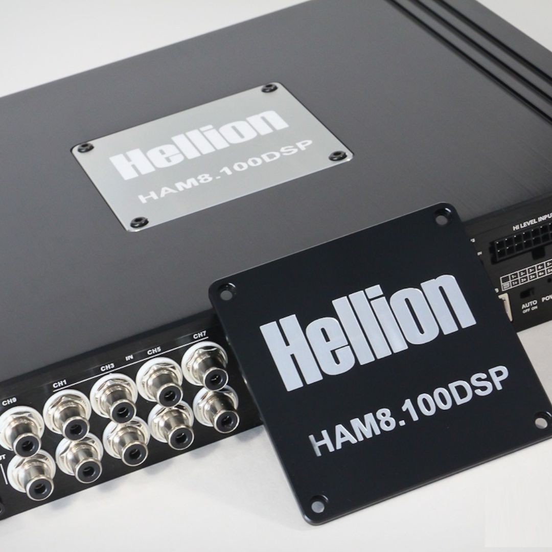 Автомобильный аудиопроцессор с усилителем HELLION HAM 8.100DSP (8 каналов усилитель/10 каналов процессор)