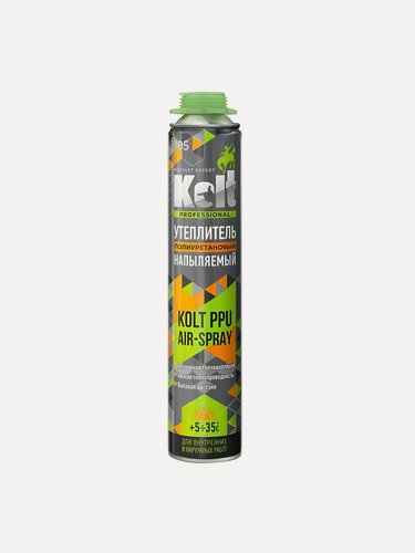 Изображение товара Пена-утеплитель Kolt, профессиональная, 870 г, PPU Air Spray, всесезонная