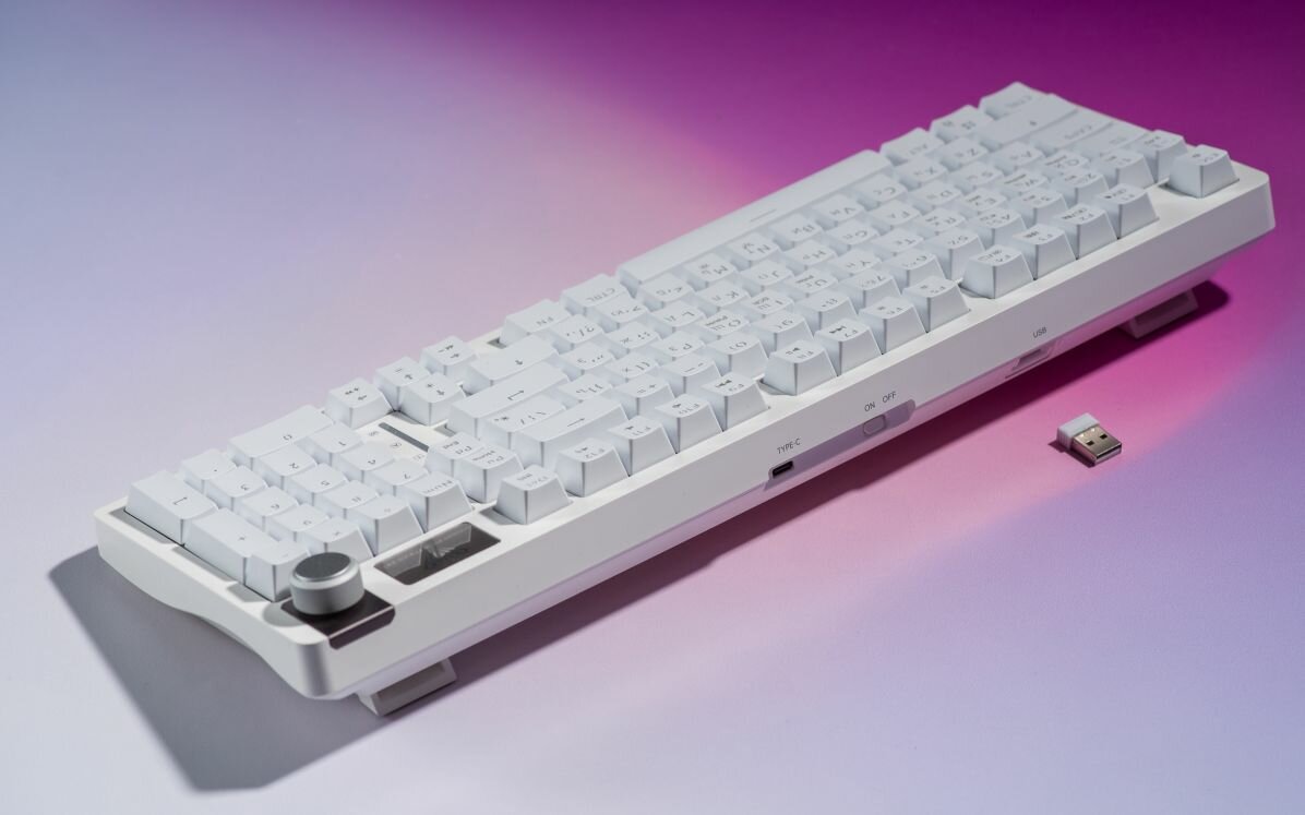 Клавиатура AULA S98 3 in 1 (BT, 2.4 GHz, Wired), 3 вида подключения: проводное, Bluetooth и 2.4 ГГц