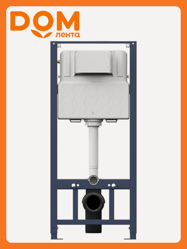 Изображение товара Инсталляция AM.PM "Pro", рамная, для подвесного унитаза, синий/белый