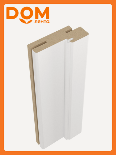 Изображение товара Дверная коробка BELWOODDOORS, МДФ, телескопическая, с уплотнителем, белая