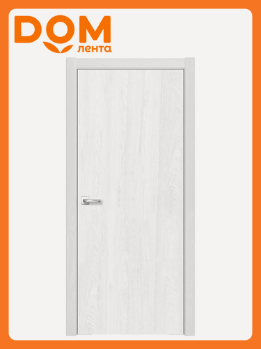 Изображение товара Дверное полотно глухое 2000х600 финиш-плёнка анкор серебристый