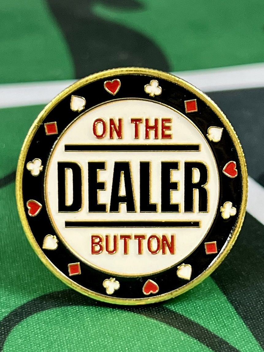 Хранитель карт Dealer On the Button, фишка дилера