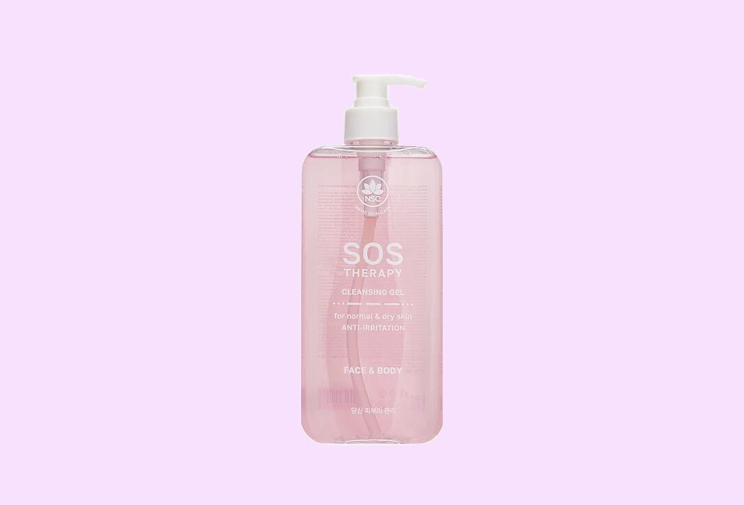 Очищающий гель для лица и тела Name Skin Care SOS THERAPY, 500 мл