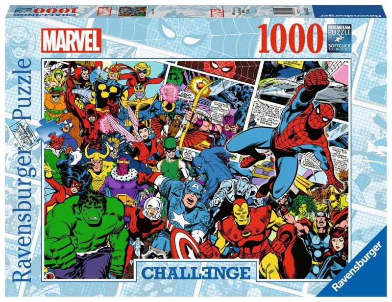 Пазл Ravensburger Challenge Marvel, 1000 элементов