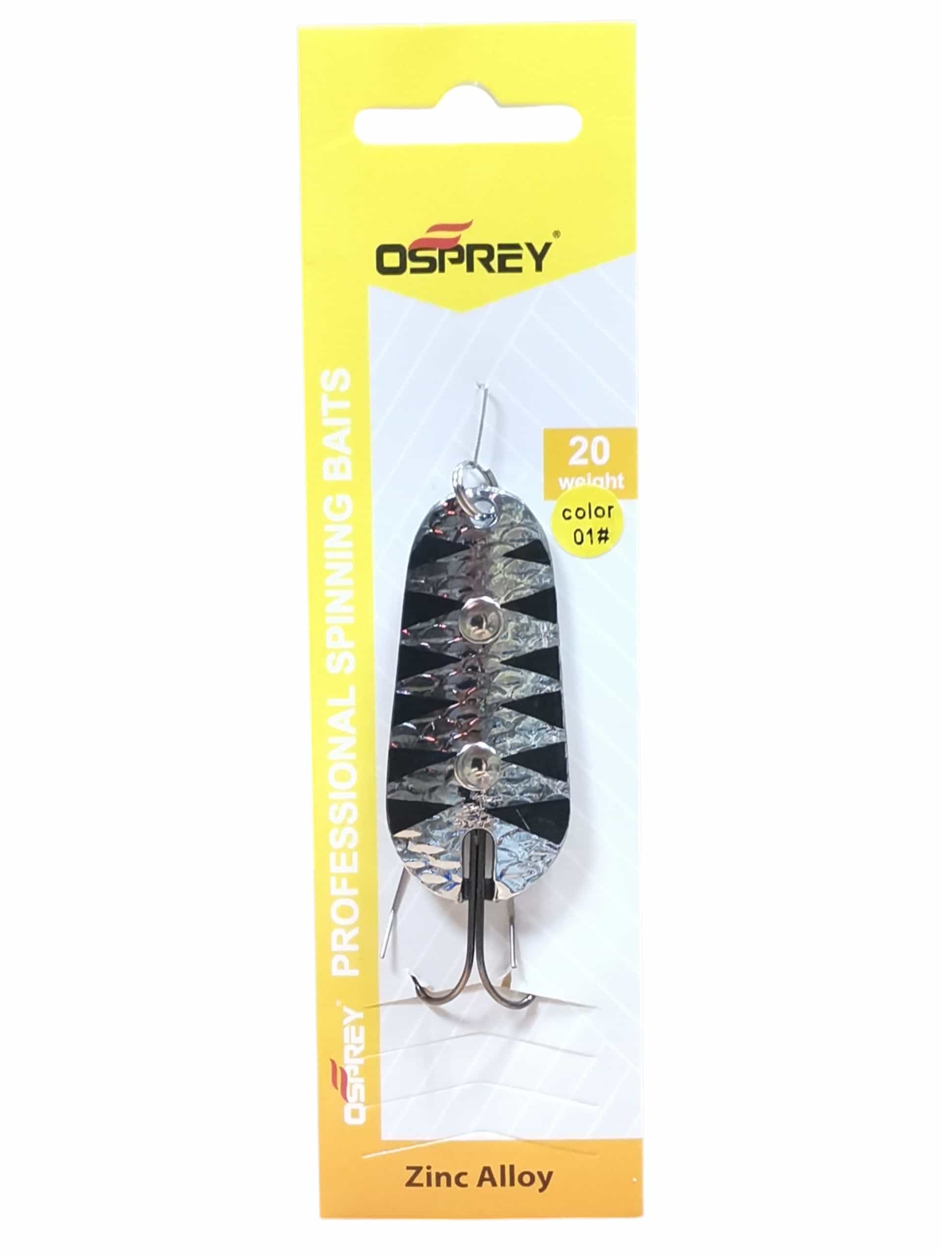 Блесна колеб. незацеп. Osprey Alloy F66 Шторлинг 20гр цв. 01