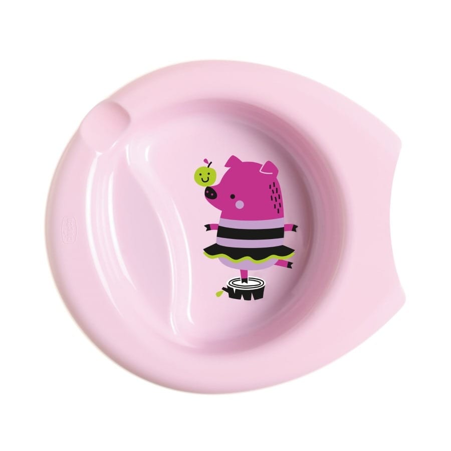 Миска Chicco для кормления, розовый