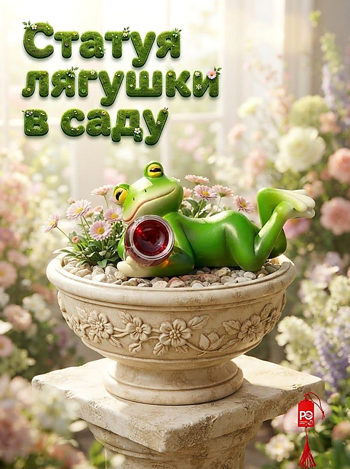 Фигурка садовая, Фигуры садовые, Смола, Декоративные элементы для сада