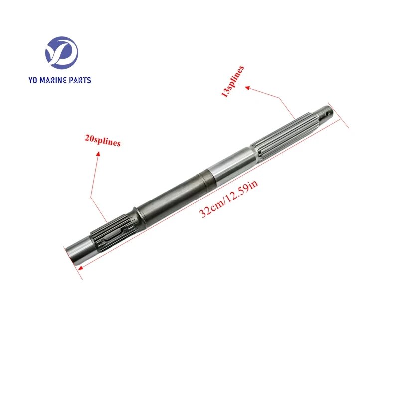 63D-45611 63D-45611-00 Вал гребного винта для 4-тактного подвесного мотора Yamaha F40 F50 F60 4T Hidea Parsun 40-60 л. с.