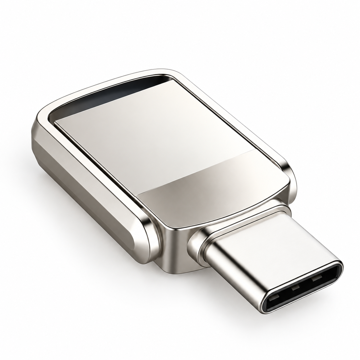 USB-накопитель Type-C 2ТБ, OTG (Цвет товара: серебристый)