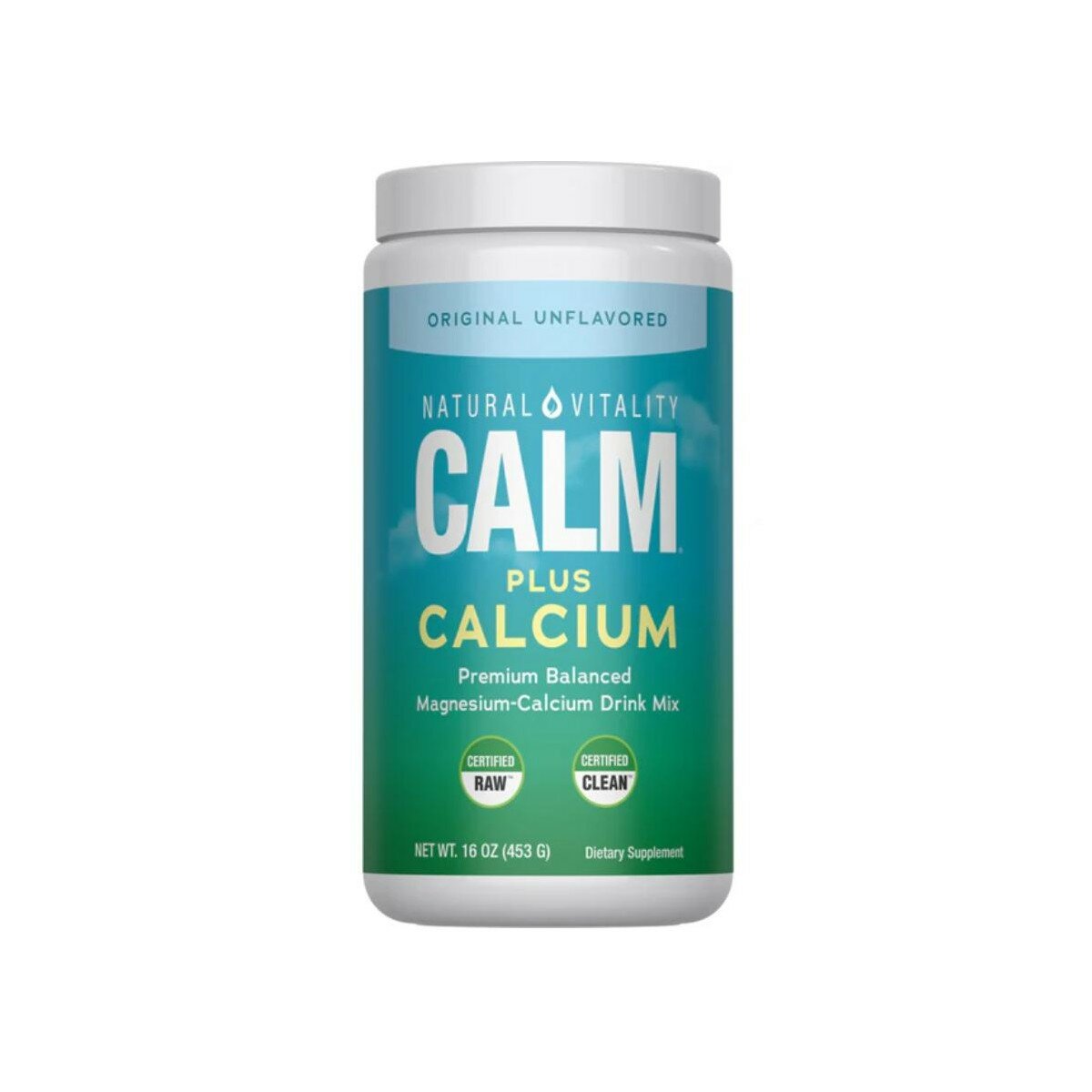 Natural Vitality CALM Антистресс-смесь магния и кальция для расслабления 453 гр