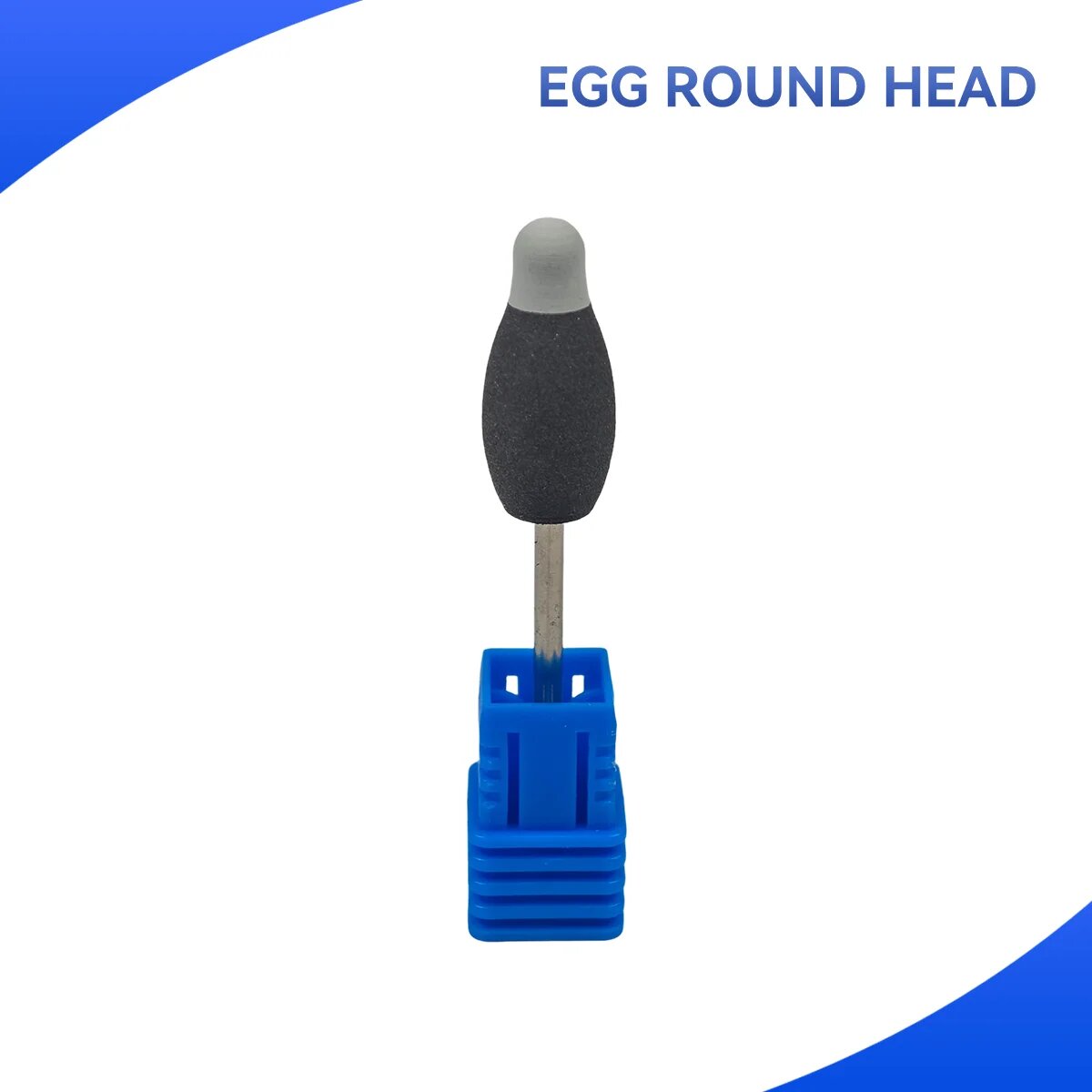 Стоматологический полировщик 2-в-1 силиконовый для полировки циркония Egg Round Head
