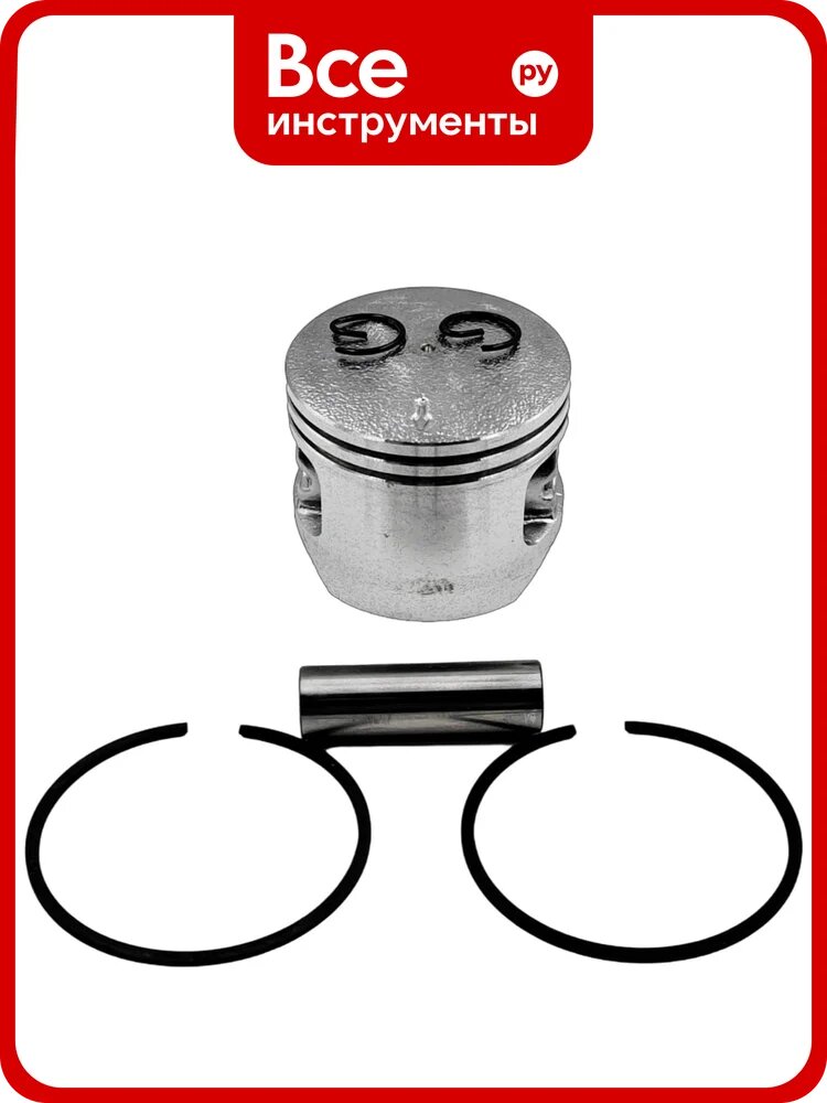 Поршень в сборе UNITED PARTS для бензопил 52 куб. см. Ø45мм (5200) 90-0051