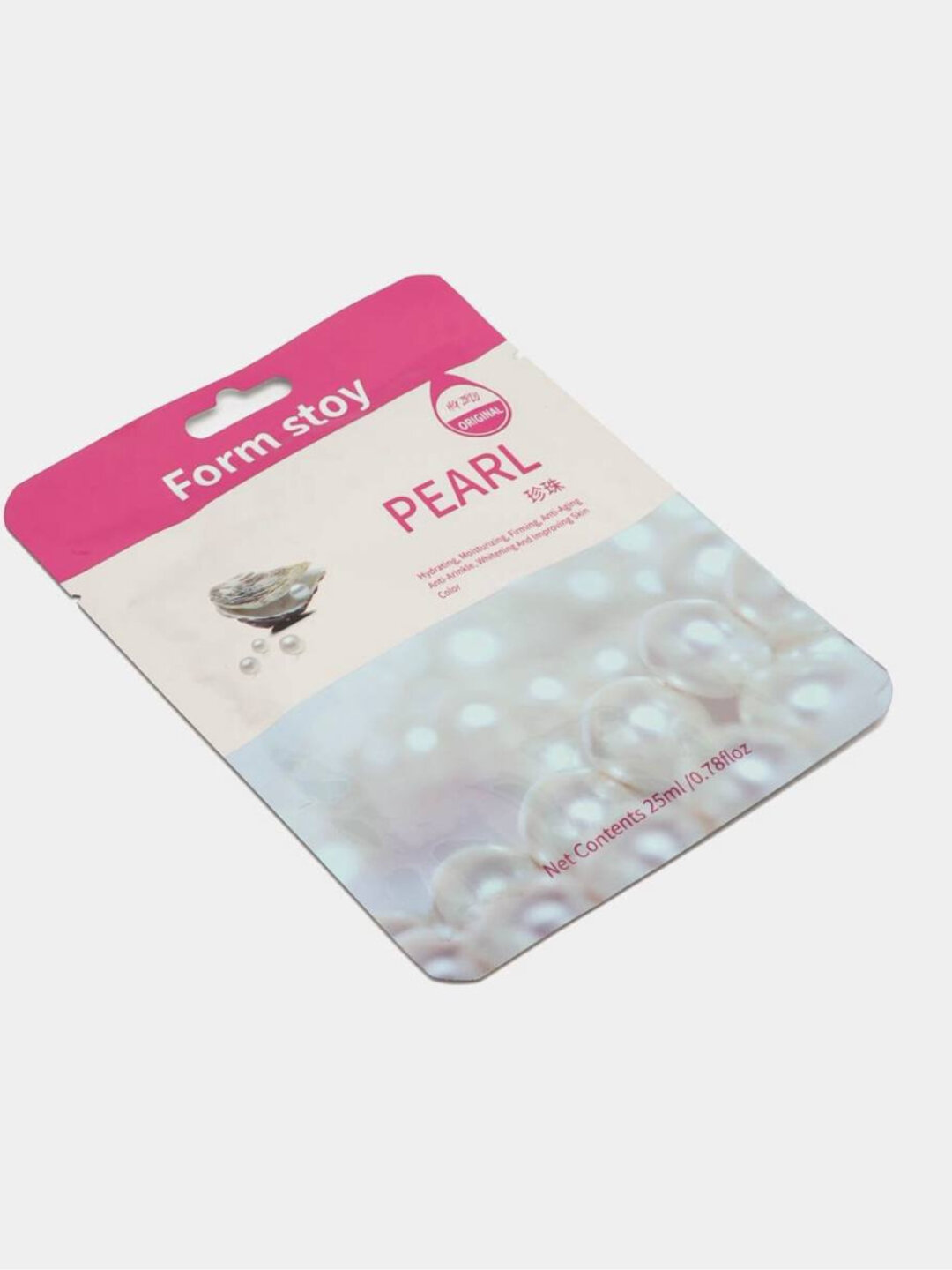 Тканевая маска для лица PEARL c экстрактом жемчуга, лифтинг-эффект — фото 1