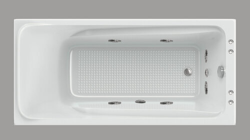 Изображение товара Ванна ALTBACH серия BACH Марианна 170х77 с гидромассажем, многоцветной подсветкой на каркасе