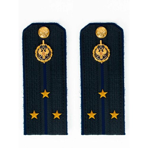 Погоны ФСБ на куртку цвет синий картон звание Лейтенант 801₽