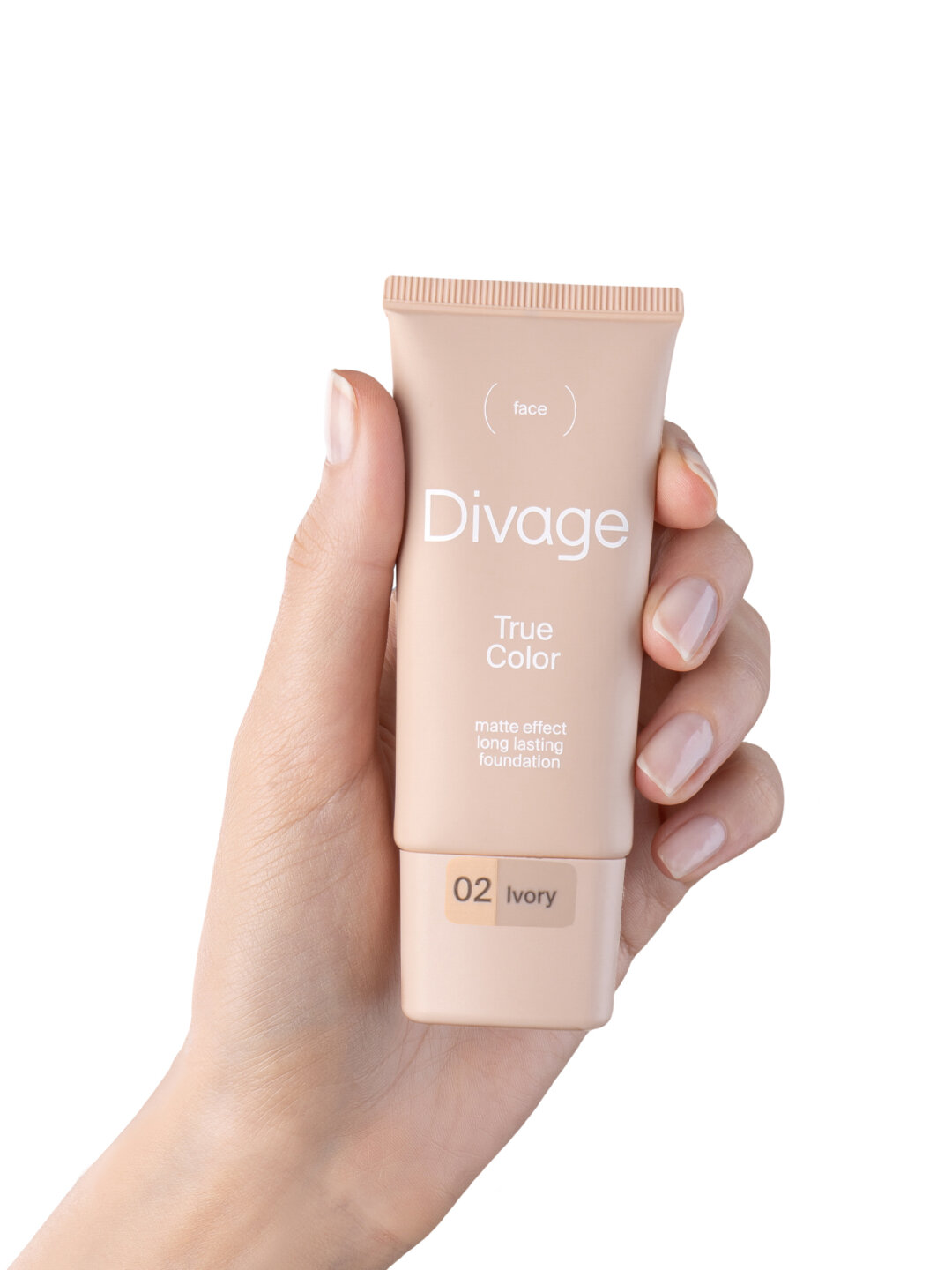 Тональный крем DIVAGE True Color Ivory, матовый, без эффекта маски, 25 мл — фото 1