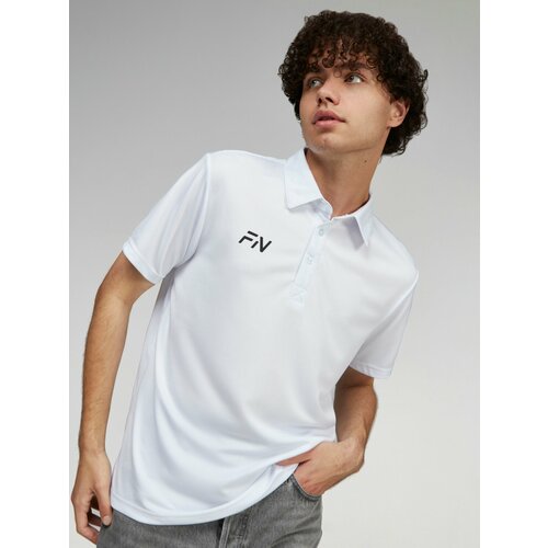 фото Поло fn polo sport, футболка мужская, 1 шт., размер 8xl, белый