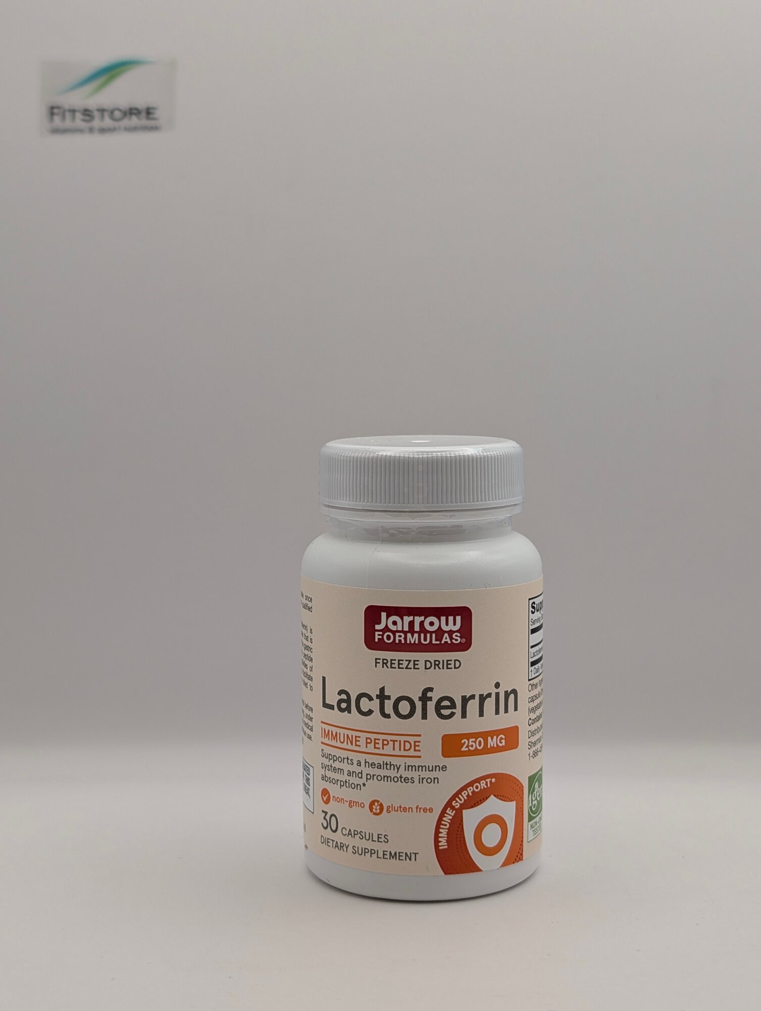 Jarrow Formulas, Lactoferrin, Лактоферрин, 250 мг, 30 капсул — фото 1