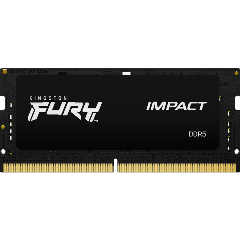 Оперативная память Kingston KF548S38IB-32, 32 ГБ, DDR5, 4800 МГц, SO-DIMM, CL38 KF548S38IB-32