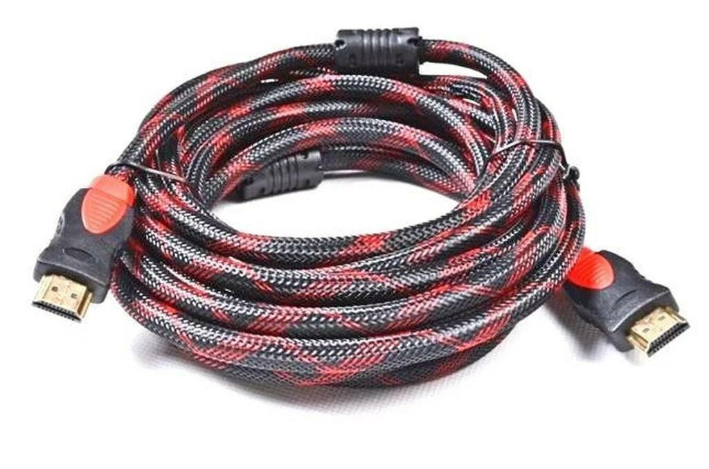 Кабель HDMI, 5 м, с фильтром для телевизора, монитора и ноутбука.