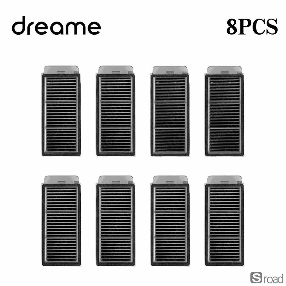 Комплект для Dreame X50 Ultra/L40S Pro Ultra/X50 Master: Основная щетка, боковая щетка, HEPA-фильтр, тряпка для мытья