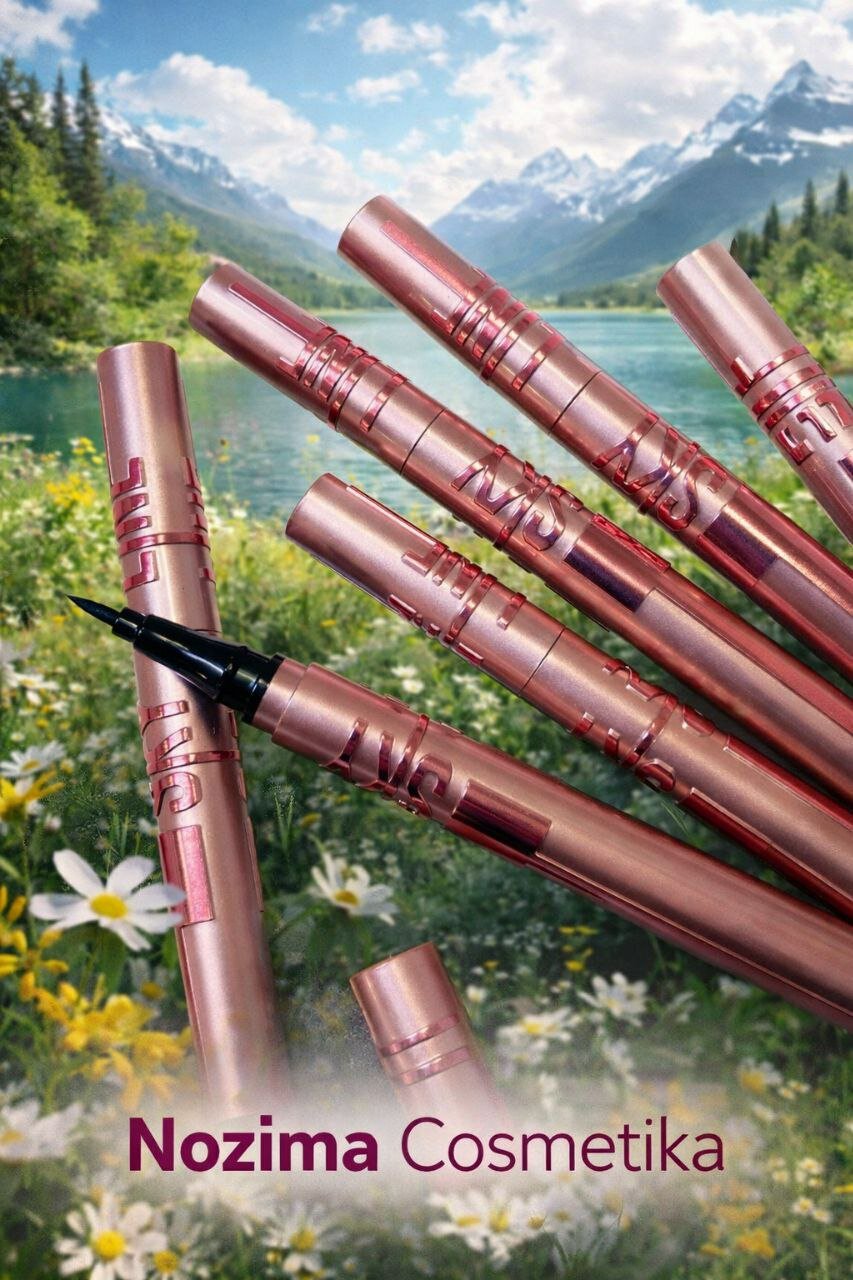 Подводка для глаз SKY LINE -Flomaster, водостойкая, черный цвет