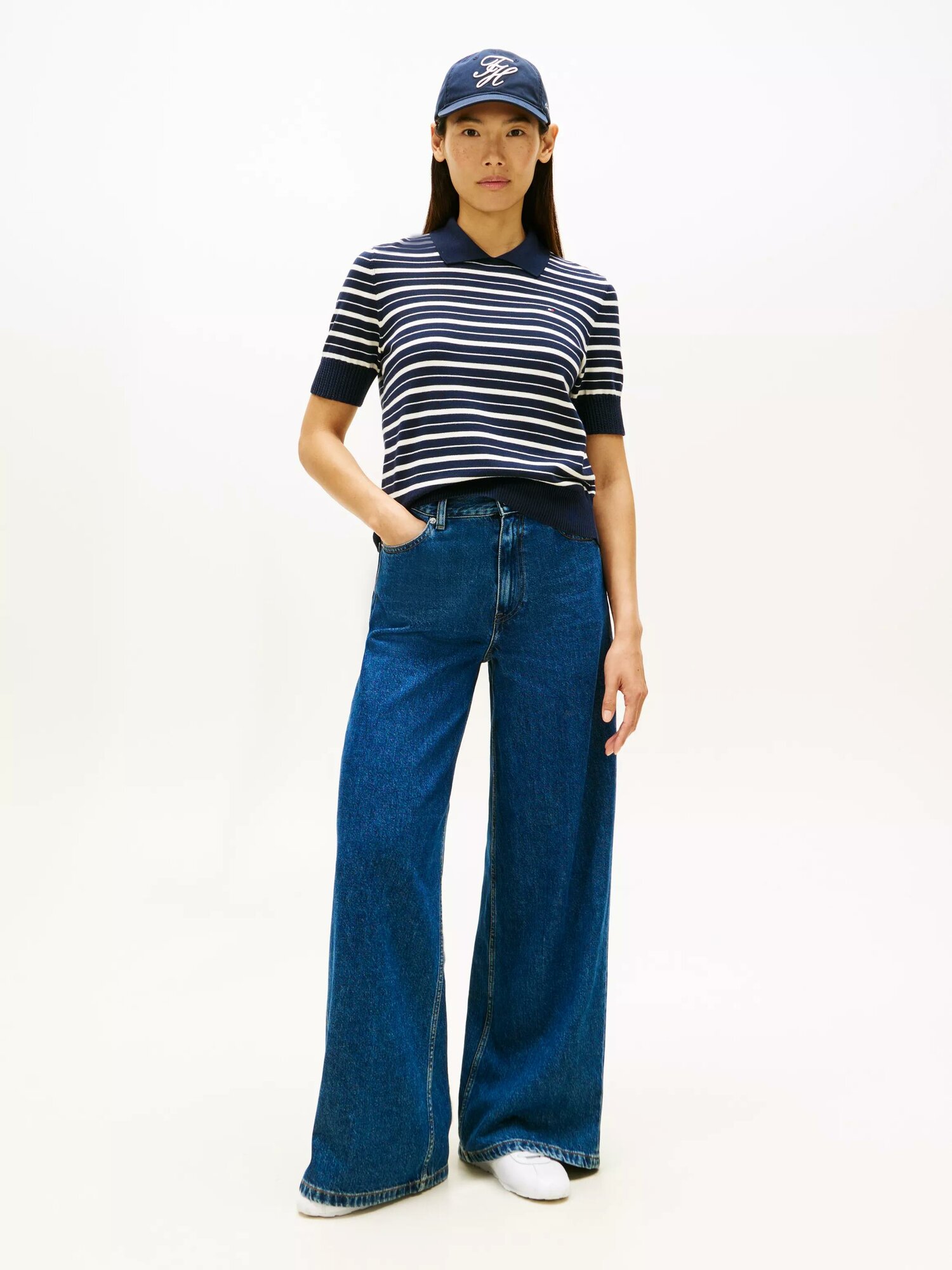 Свитер TOMMY HILFIGER, размер M, , синий — фото 1