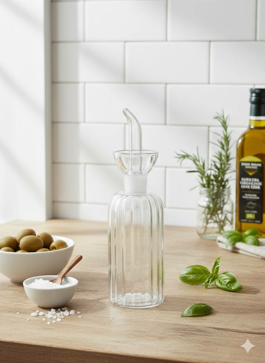 Бутылка для масла и уксуса, сои и других соусов с дозатором, 250 мл X-GL6A