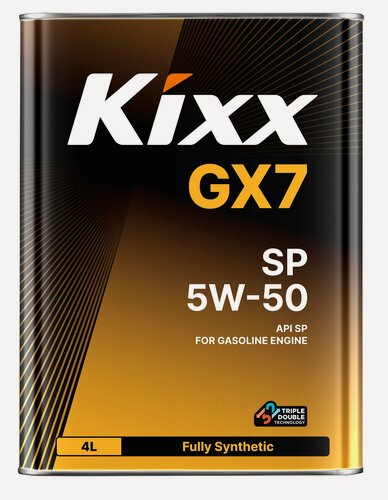 Изображение товара Масло моторное Kixx "GX7" SP 5W-50 - 4 литра, L215544TR1.