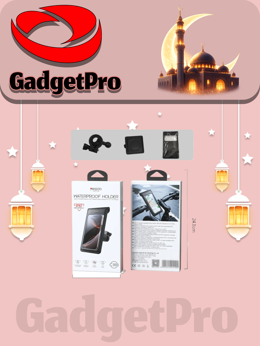 Водонепроницаемый держатель Yesido C333: надежный аксессуар для телефона, водонепроницаемый корпус