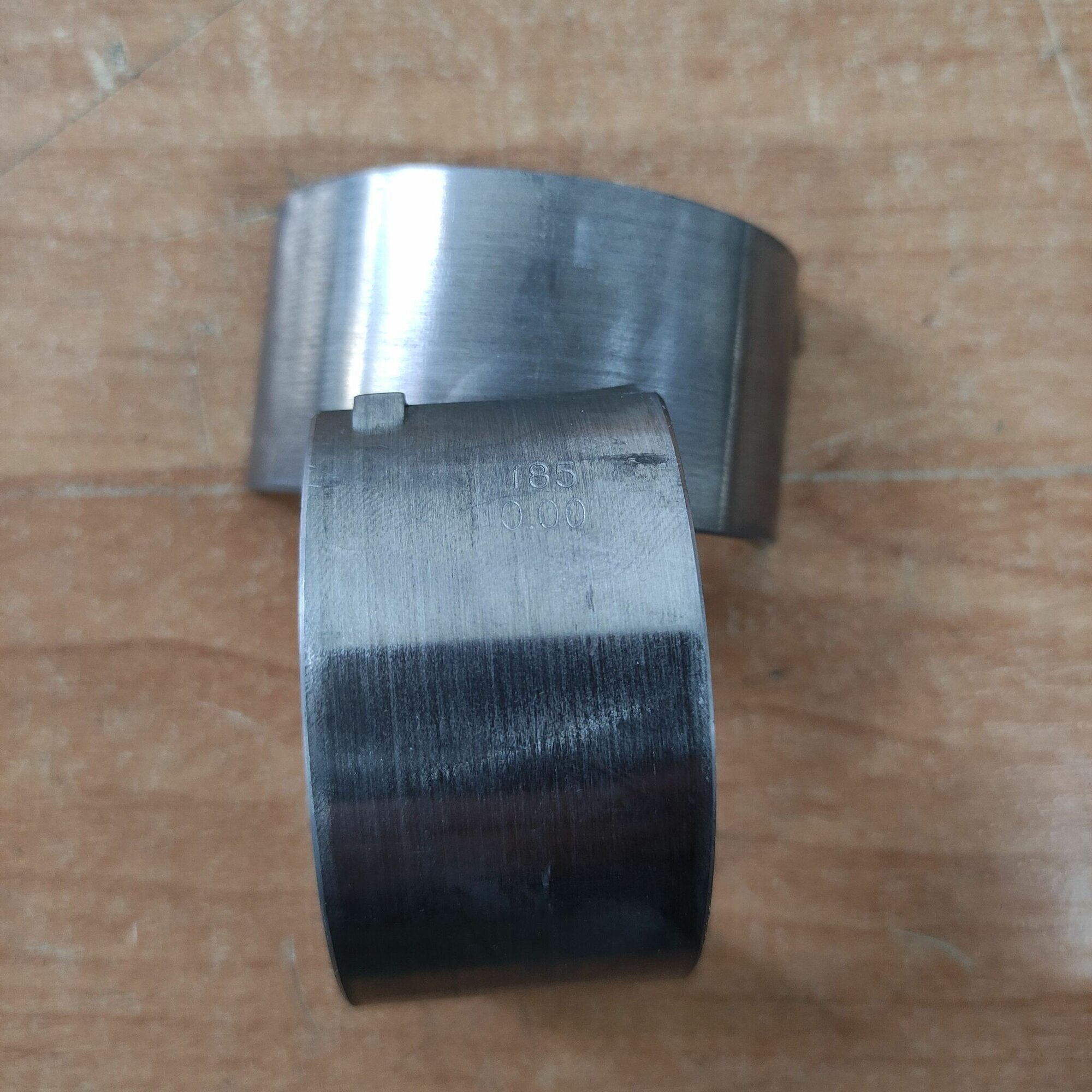 Вкладыши шатуна R190/195 №185 0 ремонт 0,00 мм. на дизельный двигатель на тяжелый мотоблок (1 пара)