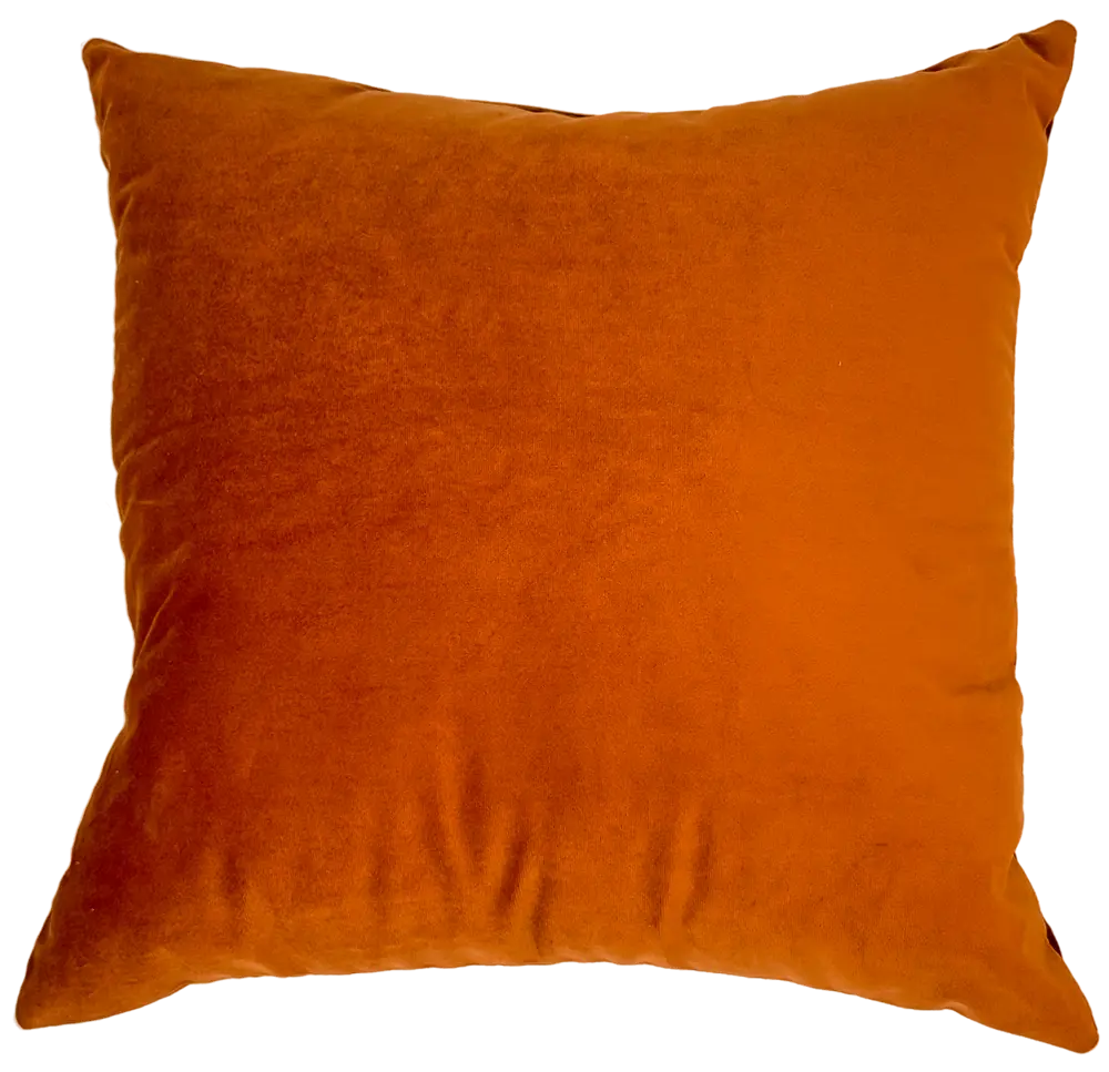 Подушка декоративная Linen Way Tony 45x45 см бархат цвет терракот