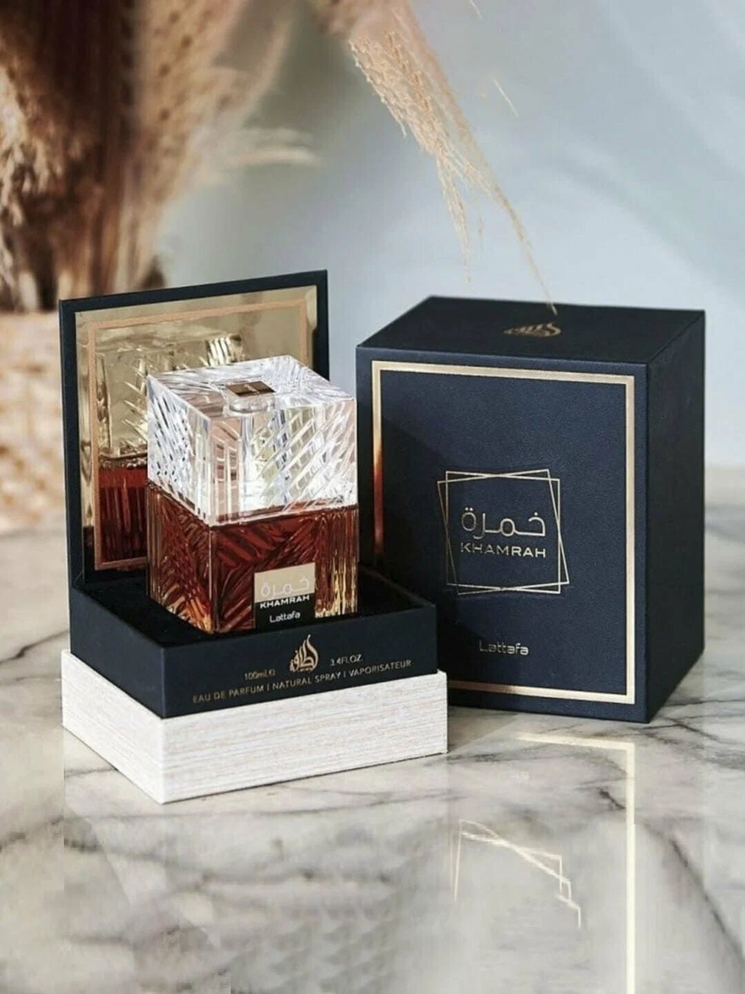 Duxi Lattafa Khamrah Eau de Parfum 100 мл унисекс, арабские духи, ОАЭ, стойкий сладкий восточный аромат