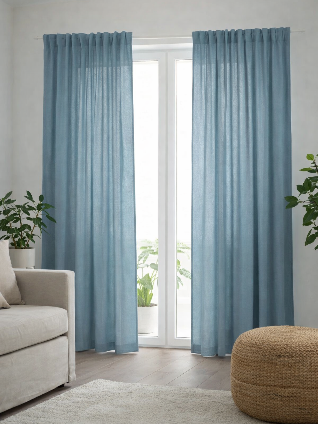 Шторы в спальню и для гостиной 145х250 см, Тибас/TIBAST, Feresa Hygge, аналог Икеа