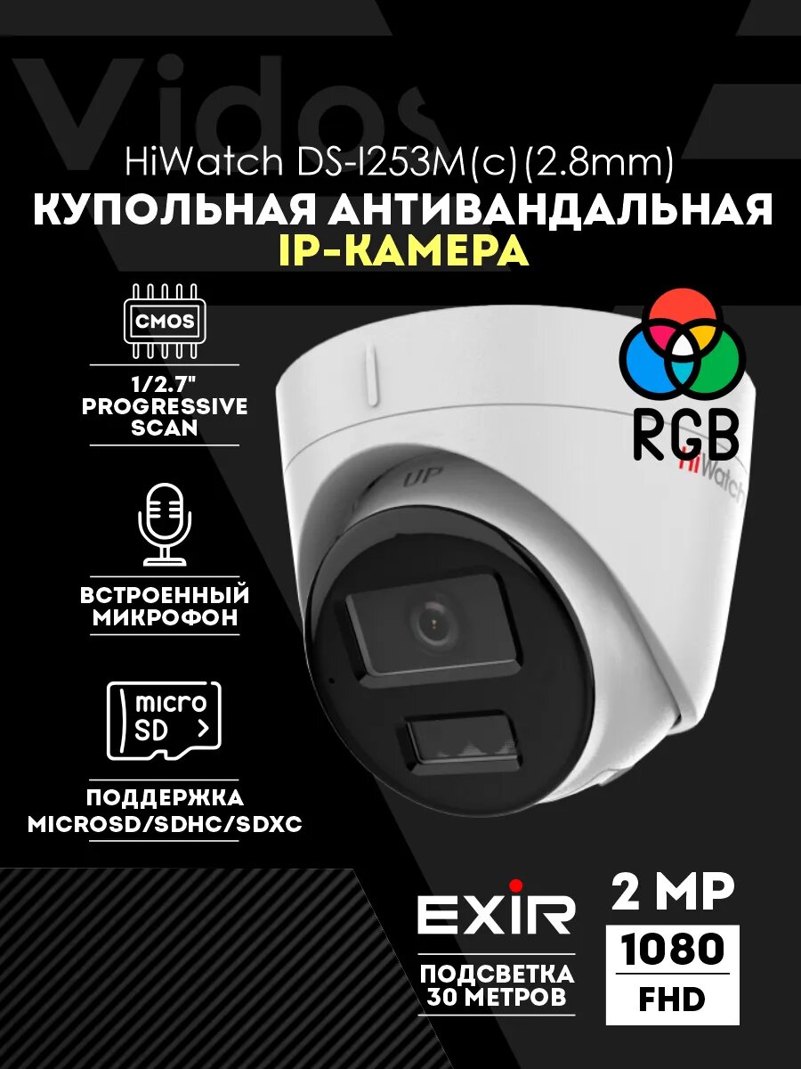 Камера DS-I253M(C)(2.8mm)