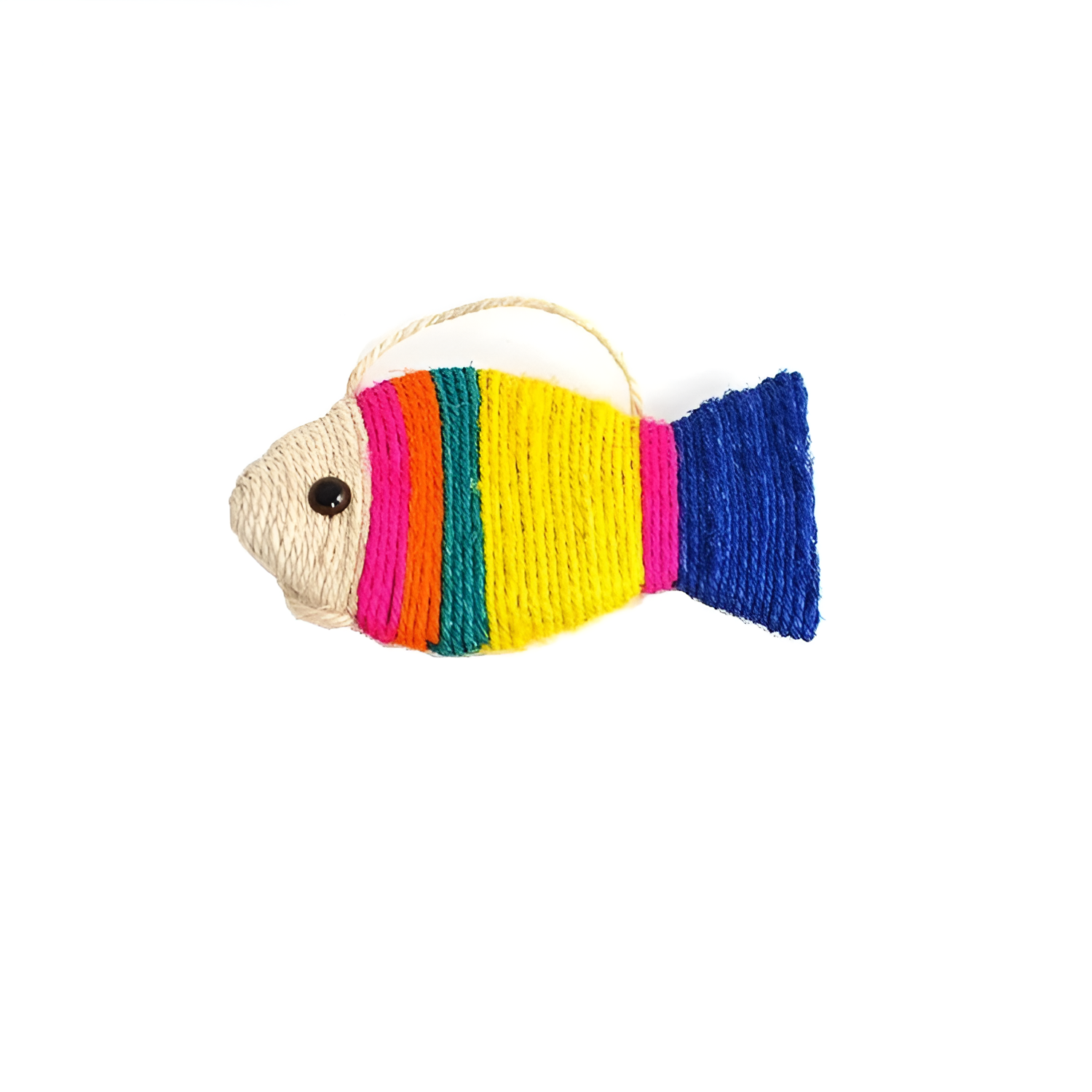 Игрушка Lilli Pet Sisal fish small для кошек, 25x13x2см