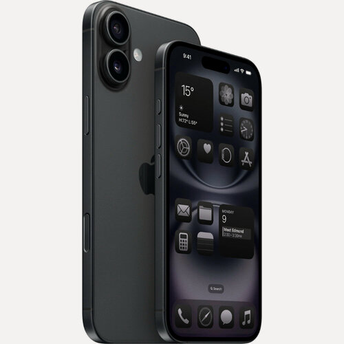 Изображение товара Смартфон Apple iPhone 16 Plus 256 ГБ, Dual еSIM, Black (Чёрный)