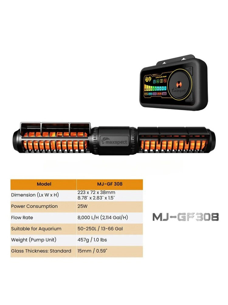 MAXSPECT GF-308/GF-316 Циклонный насос Sine Wave Silent Technology Волновой насоснасос волнообразования морской воды в аквариуме