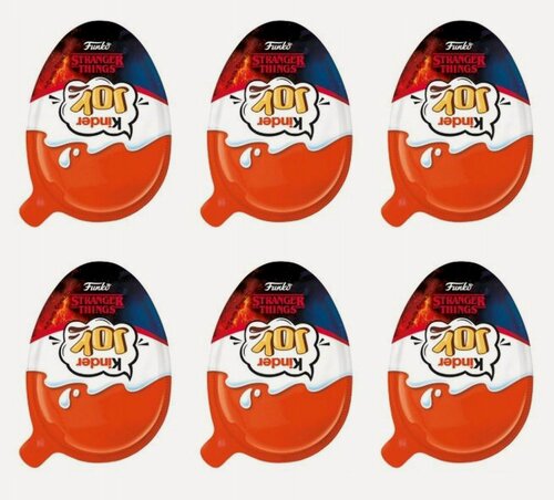 Изображение товара Шоколадное яйцо Kinder Joy Stranger Things, молочный шоколад, 6 шт