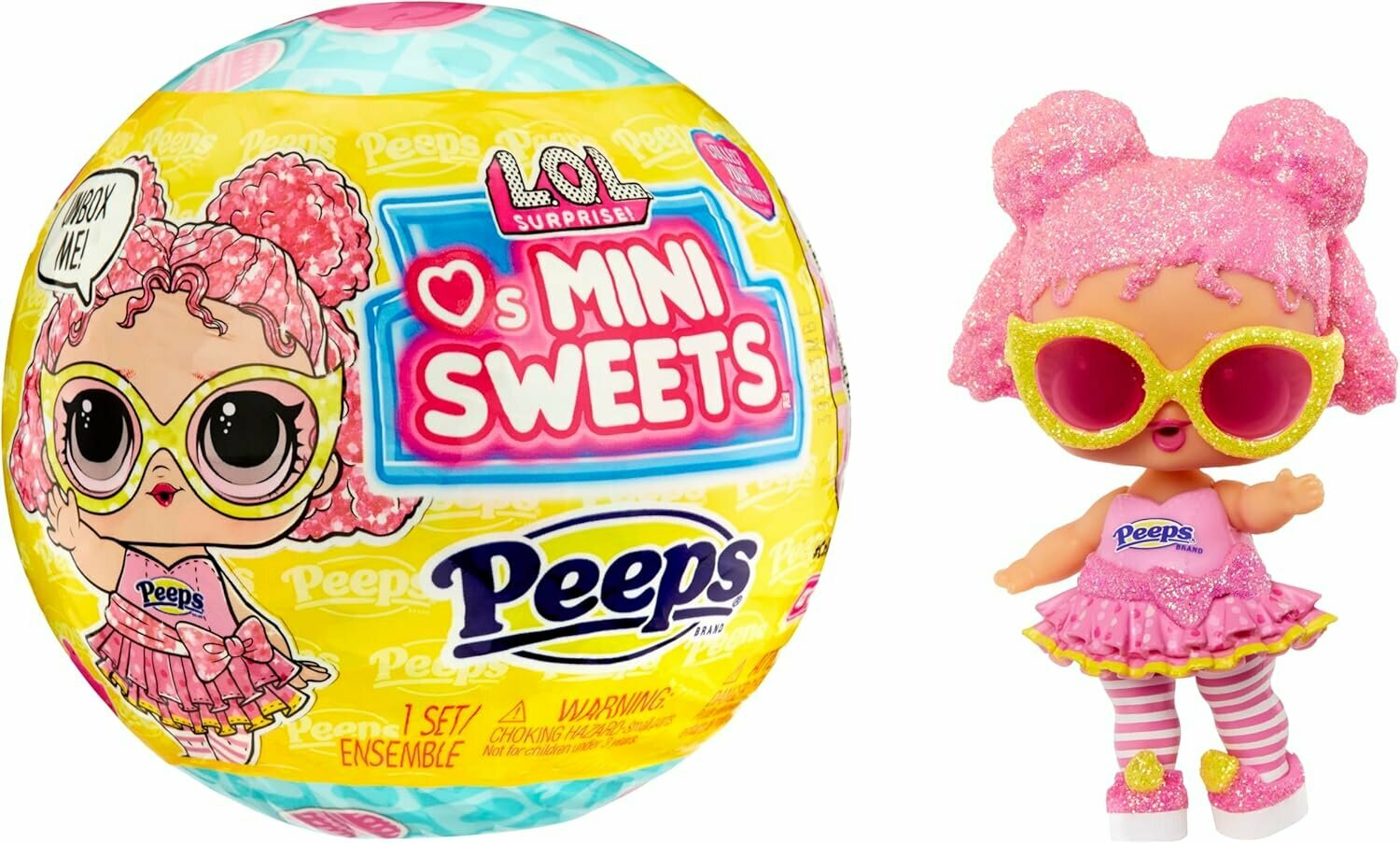 LOL Surprise Mini Sweets Peeps Fluff Chick кукла 7 сюрпризов лимитка 4+