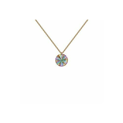 фото Колье jewelin, золото, 585 проба, родирование, длина 40 см., серебристый