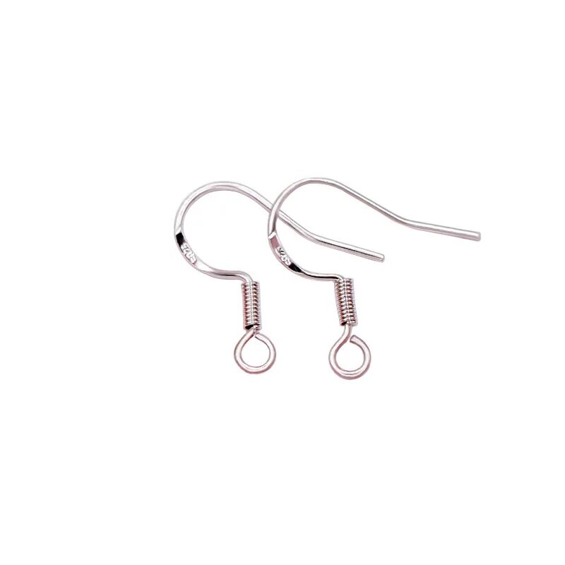 Крючки для сережек, Rhodium Plated, 20 шт.