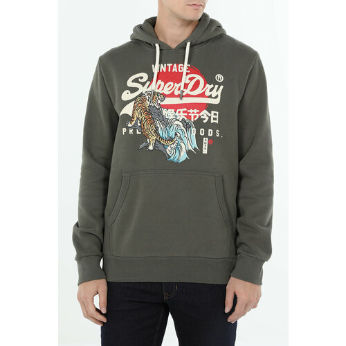 фото Свитшот superdry, размер m, , хаки